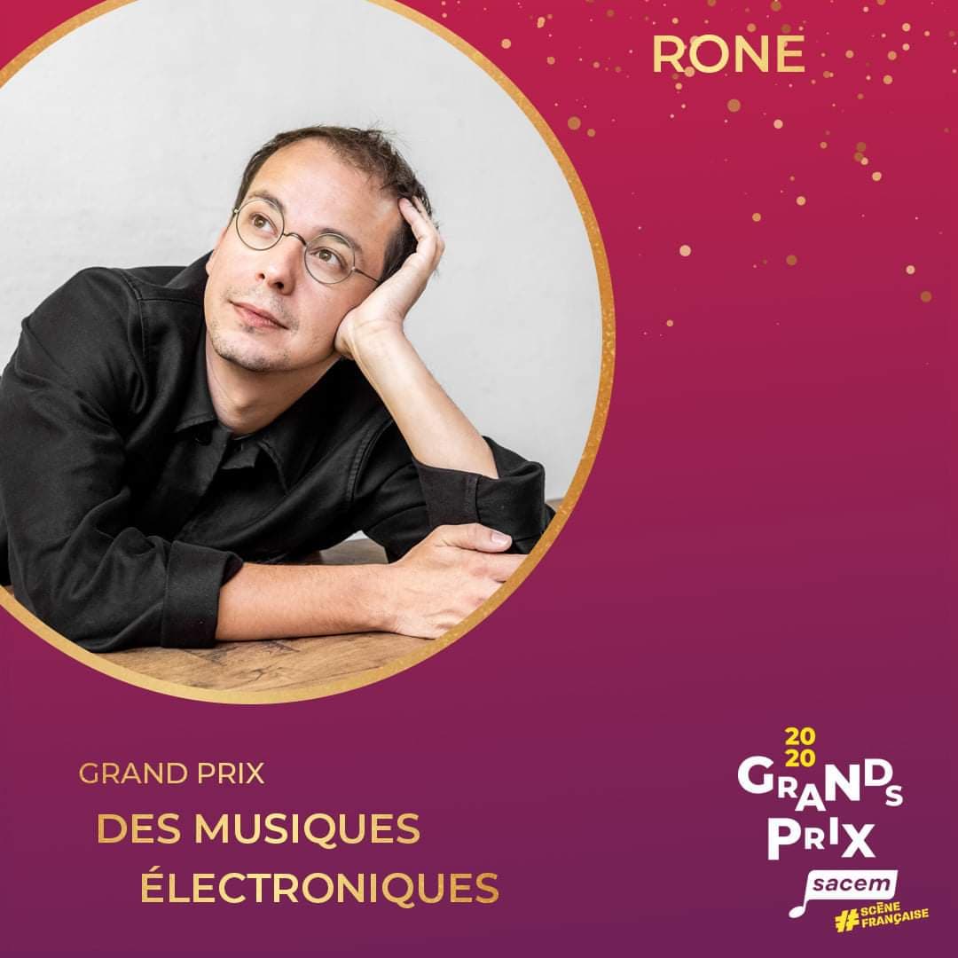 Grand prix SACEM décerné à Rone