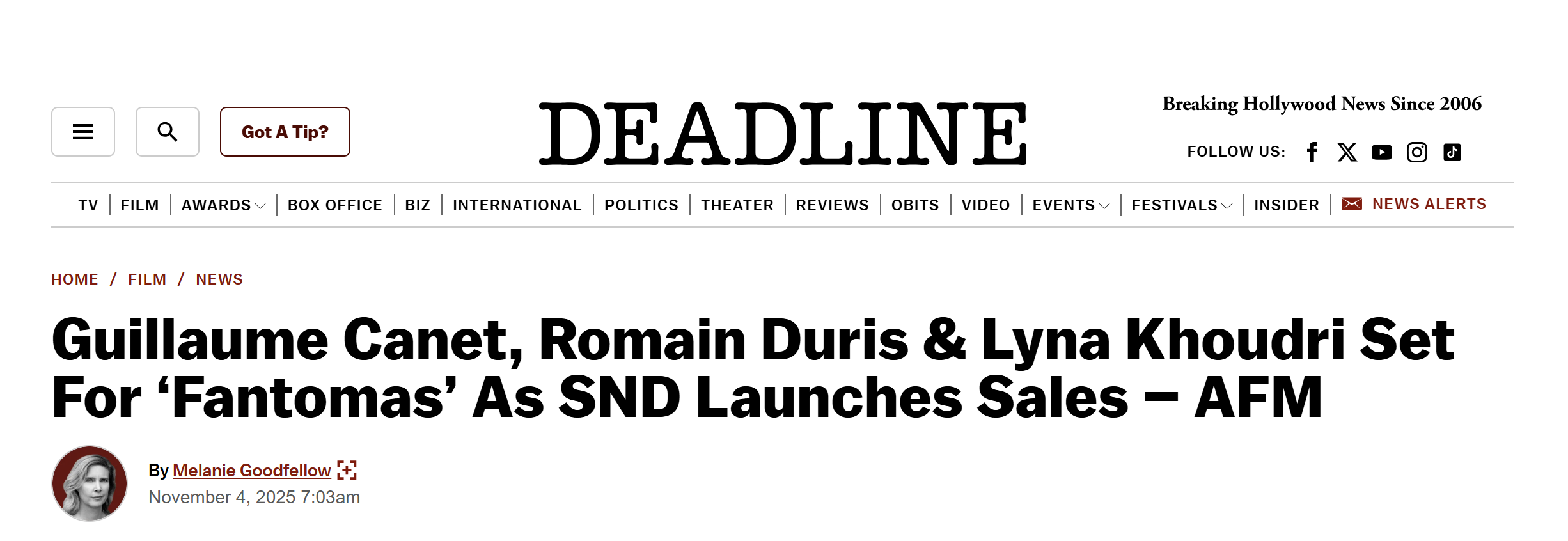 Guillaume Roussel compose la musique originale du prochain Fantômas de Frédéric Tellier